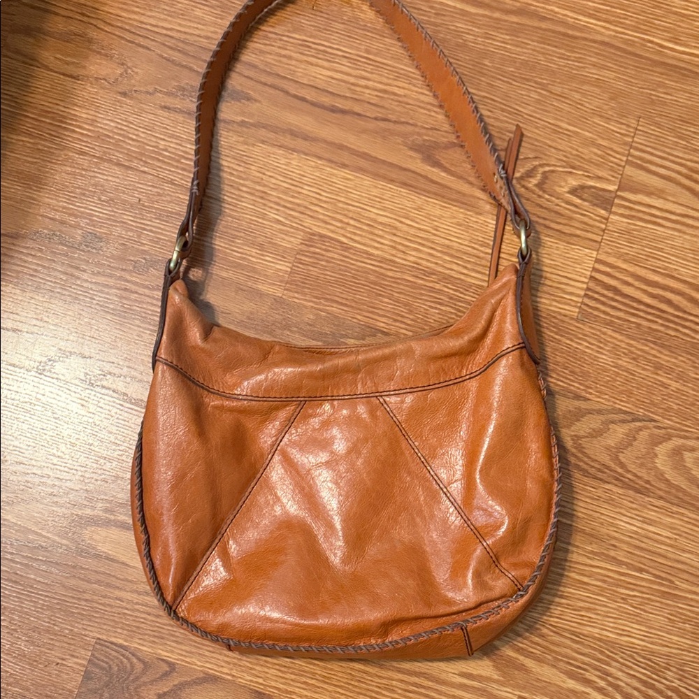 HOBO Cognac Leather Women's Hobo Bag